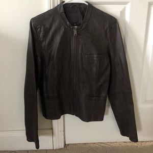 Joie Timeless Brown Leather Jacket